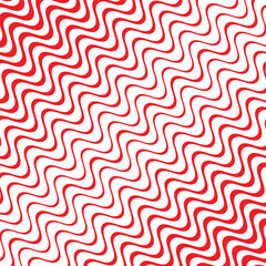 Poster - abstract geometric wave line pattern art vector illustration.