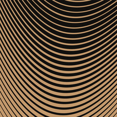 Poster - abstract geometric wave line pattern art vector illustration.