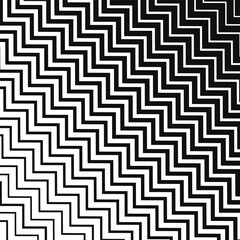 Poster - abstract geometric wave line pattern art vector illustration.