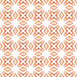 Chevron watercolor pattern. Orange shapely boho
