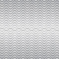 Poster - abstract geometric wave line pattern art vector illustration.