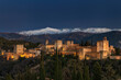 © Peter Engelke - Granada, Andalusien, Spanien, Alhambra, mit schneebedeckten Bergen, Sierra Nevada < english> Granada, Andalusia, Spain, Alhambra, with snow-capped mountains, Sierra Nevada