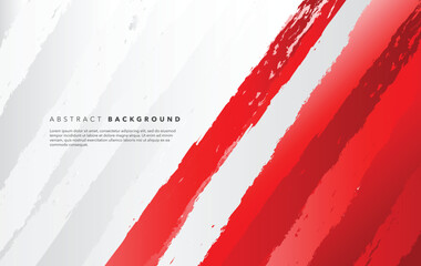 Wall Mural - Abstract red modern background gradient color. Red and white gradient suit for presentation design and backdrop.