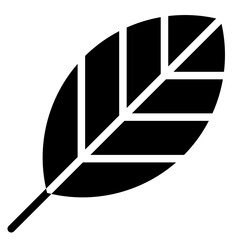 Poster - leaf icon