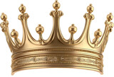 Fototapeta Desenie - Royal crown isolated . Ai generated image.