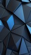 A sophisticated, premium texture complements sleek black and blue digital background with vibrant contrast and futuristic polygons.