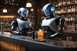 Roboter als Barkeeper in der Bar