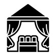   Cabana glyph icon