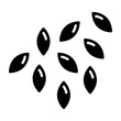   Flaxseeds glyph icon