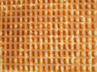 Poster - close up waffles with cream filling.