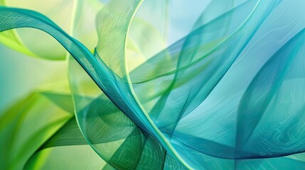 Wall Mural - Blue and green abstract background