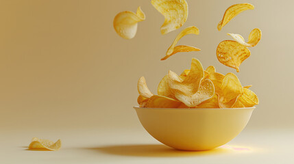 Wall Mural - potato crisps 