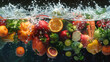 AI-generated illustration of fresh fruits