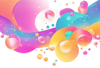 Wall Mural - background bubble vector illustration color Abstract template