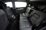 Fototapeta Do pokoju - Clean perforated leather rear car seats