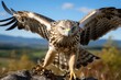Majestic Flight Falls during bird observation training., generative IA