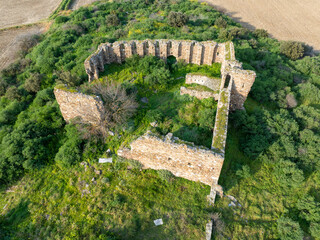 Wall Mural - Ruins of the ancient city Myus (Myos) located in present Soke, Turkey