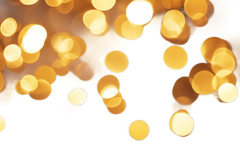 Wall Mural - blurred flares bokeh background beautiful Golden Christmas Abstract Texture Gold Birthday New year White Wallpaper Celebration Glitter Photography Sparkle Yellow Valentine's day