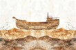 Noah's Ark Boarding simplicity and beauty of the miracle Christian Faith