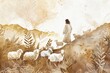 Jesus Leaves the 99 sheeps simplicity and beauty of the miracle Christian Faith