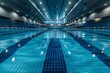 The Olympic-sized pool glistened under the bright sun, its crystal-clear water beckoning swimmers to test their skills and push their limits.