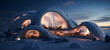 © Ania - igloo tradisional house of eskimo, ai generative