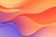 Muted Orange to Lavender abstract fluid gradient design, curved wave in motion background for banner, wallpaper, poster, template, flier and cover