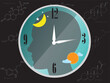 The circadian rhythms are controlled by circadian clocks or biological clocks. These clocks tell our brain when to sleep, instruct our gut when to digest, and regulate our activity throughout the day.