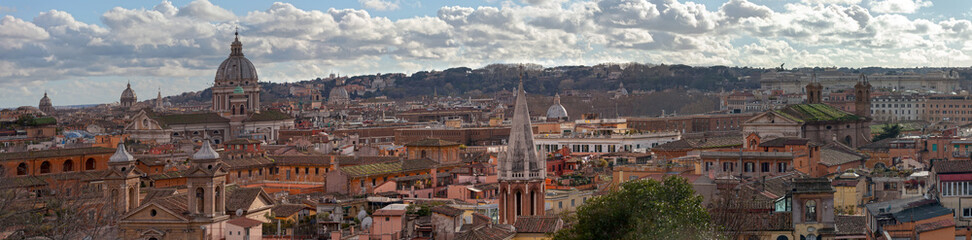 Wall Mural - Panaramic view of Rome