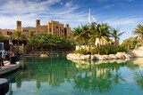 Fototapeta  - View of the hotel Burj Al Arab from Souk Madinat Jumeirah