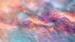 Ethereal DNA Strand in Dreamy Pastel Hues
