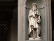 © Izanbar photos - Leonardo Da Vinci statue made by Luigi Pampaloni, 1839. It is located in the Uffizi courtyard, in Florence.