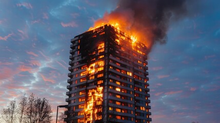 Fire-Safe High Rise Residential Flats: Cladding Replacement in Progress for Increased Safety