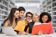 © BillionPhotos.com - Happy international young students studying together