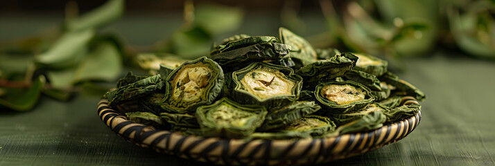 Wall Mural - Bitter Gourd Tea, gourmet, material, dry goods