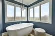 Interior bathroom design tub