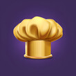 Golden chef hat icon