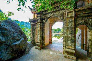 Wall Mural - Ninh Binh Province - Vietnam. December 06, 2015. South of Hanoi, Ninh Binh province is blessed with natural beauty, cultural sights and the Cuc Phuong National Park, Vietnam.