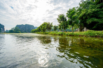 Wall Mural - Ninh Binh Province - Vietnam. December 06, 2015. South of Hanoi, Ninh Binh province is blessed with natural beauty, cultural sights and the Cuc Phuong National Park, Vietnam.