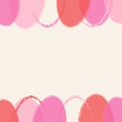 Modern Easter background with colourful eggs. Vector illustration
