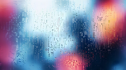 Wall Mural - abstract blurred grainy noise gradient background . colorful digital grain soft noise effect pattern