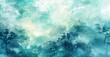 Surface in teal, turquoise like a water splash for unique abstract cloudy, natural, ocean background. 