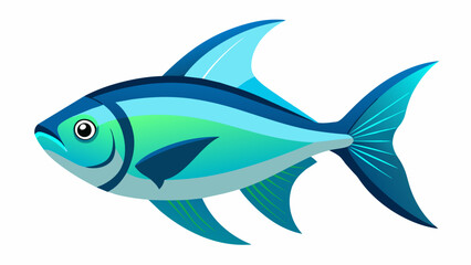 Wall Mural - Beauty of Tetra Fish A Guide to Vector Illustrations