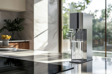 Modern Kitchen Water Dispenser, Sleek Home Hydration Technology