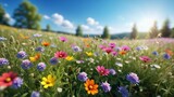 Fototapeta Natura - Wildflower Haven