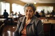 © Baba Images - Portrait of a senior woman in nursing home