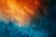 vibrant gradient background shifting from a fiery marine blue to a warm orange
