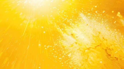Wall Mural - a bright yellow background with a burst of yellow. abstract modern yellow background