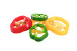 sweet pepper isolated  on   transparent  png