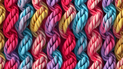 Colorful Gradient Rope Twine Pattern poster web page PPT background with generative